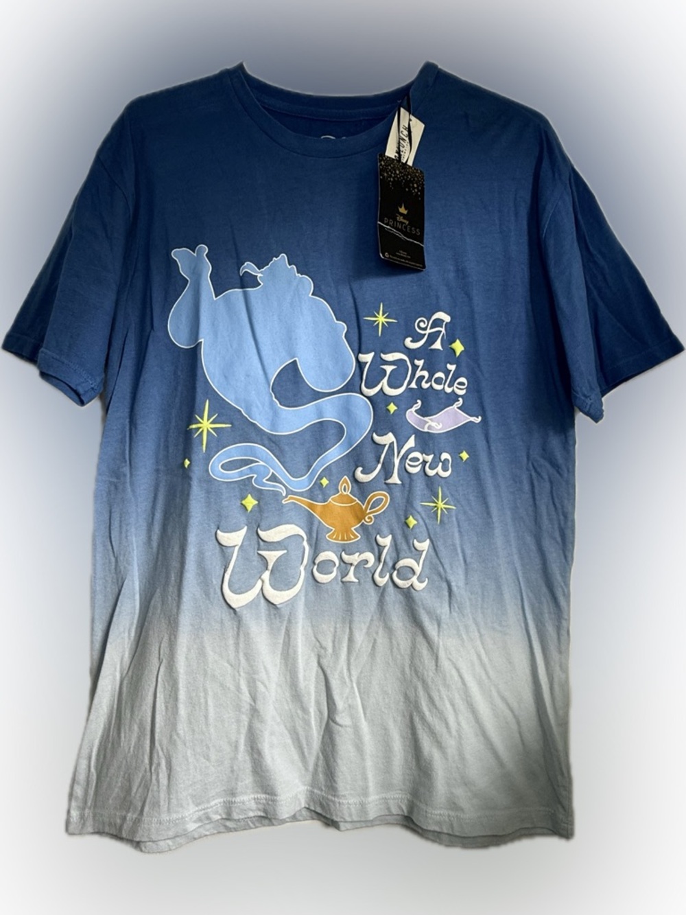 NEW Disney X BoxLunch Exclusive Genie from Aladdin Adult T-Shirt Size Medium
